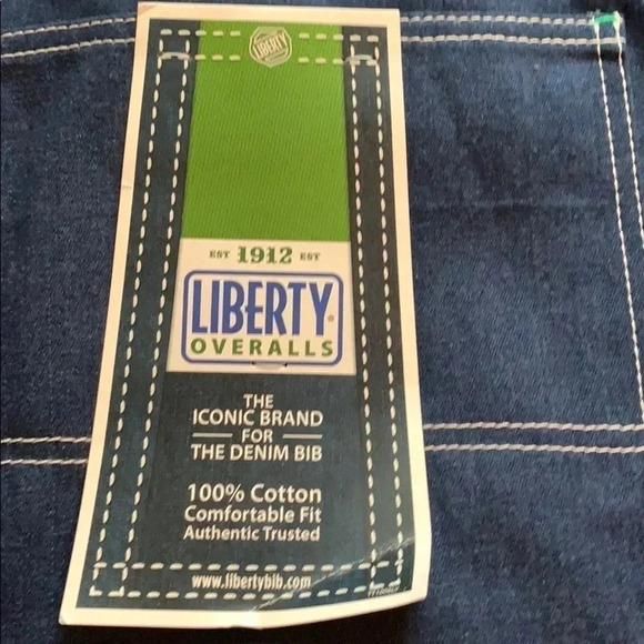 Liberty Men’s Denim Bib Overalls New - Picture 9 of 12
